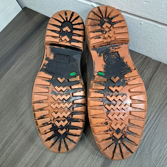 Timberland Chukka Boots. Distressed Black Leather Lace Up Boots Men's Size 12 - Picture 6 of 8